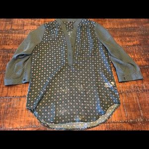 Paisley see through blouse